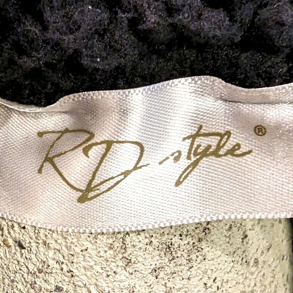 RD style, saks on 5th lightweight popover, sharpa pullover black Sz S - Picture 2 of 12